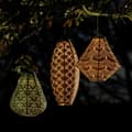 Miniatyrbillede 3 af 6: VONROC Havelampe - Solar - Solcelle | Luna Pentagon | 300x300mm | LED | Guld
