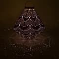 Miniatyrbillede 2 af 6: VONROC Havelampe - Solar - Solcelle | Luna Pentagon | 300x300mm | LED | Guld
