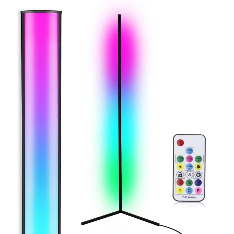 Golvlampa - LED Hörnlampa 16 miljoner färger