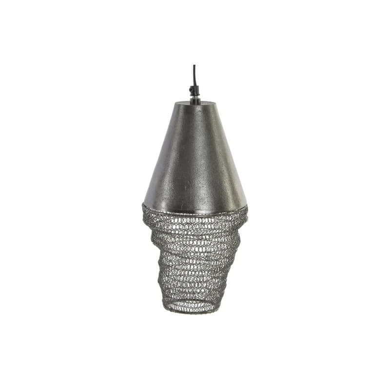 Taklampa DKD Home Decor Svart Metall (15 x 15 x 30 cm)