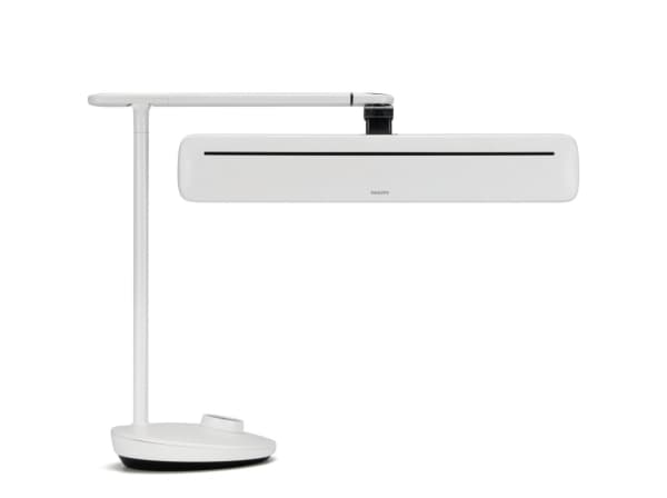 Philips Funktionell VDT Mate skrivbordslampa, Vit, Metall, Sovrum, Funktionell, IP20, II