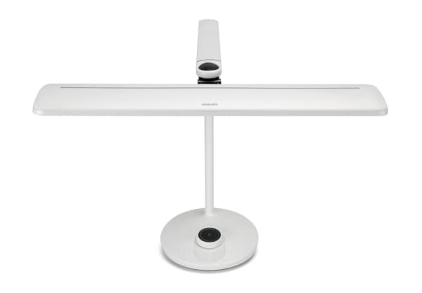 Philips Funktionell VDT Mate skrivbordslampa, Vit, Metall, Sovrum, Funktionell, IP20, II