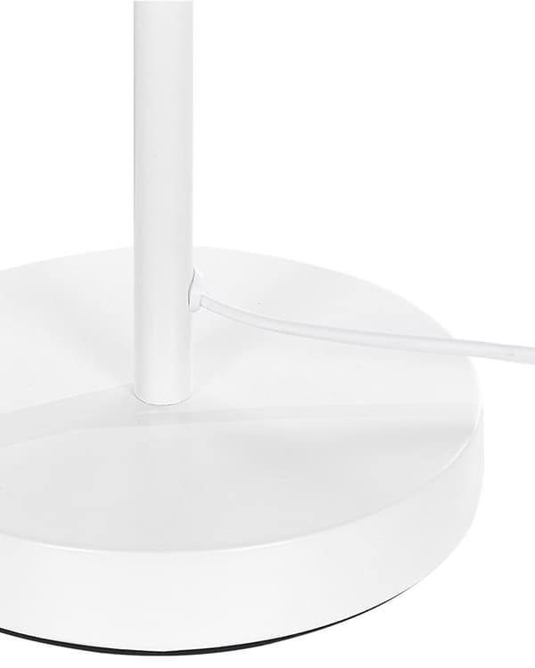 Bordlampe sort og guld metal accent base med sort stof skærm