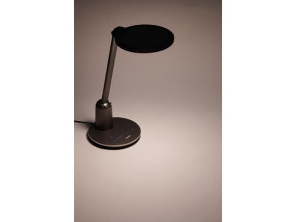 Philips Funktionell Einstein skrivbordslampa, Silver, Metall, Sovrum, Modern, IP20, II