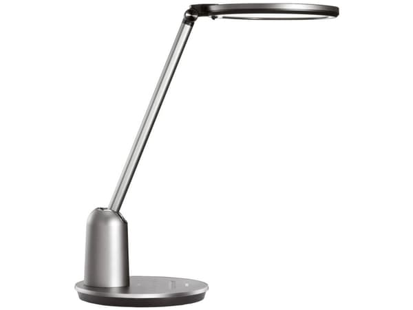 Philips Funktionell Einstein skrivbordslampa, Silver, Metall, Sovrum, Modern, IP20, II
