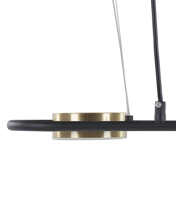 Roikkuva kattovalaisin musta/kupari metallia 3 LED-polttimoa moderni tyyli