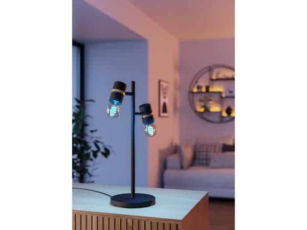 EGLO LURONE BORD 2XE27 H500 SORT