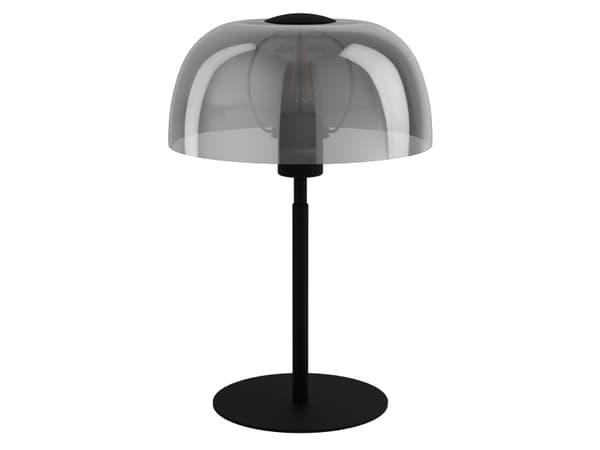 EGLO 900141, Svart, Transparent, Glas, Stål, Sovrum, Matsal, Vardagsrum, Svart, IP20, II