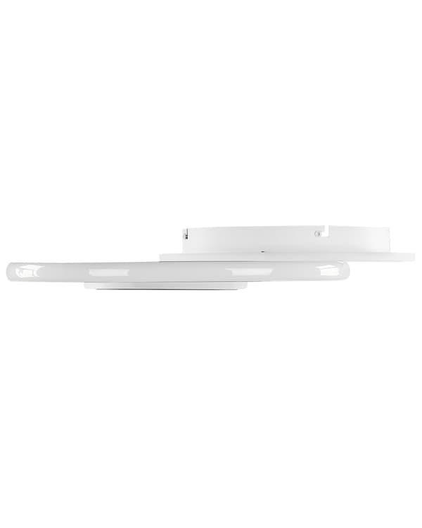 Loftslampe Sort og hvid Aluminium Akryl Integreret LED-lys Rund Form Dekorativ Moderne Glamour-belysning