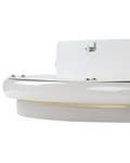 Miniatyrbillede 7 af 9: LED loftslampe guld metal 42 cm plafond rand skærm akryl opal LED belysning