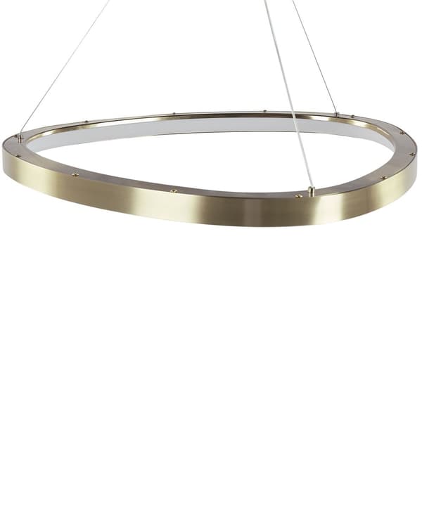 Pendel Guld Metal Integreret LED Lys Nyhed Rund Form Hængende Moderne Glamourøs Belysning