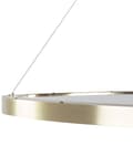 Miniatyrbillede 7 af 10: Pendel Guld Metal Integreret LED Lys Nyhed Rund Form Hængende Moderne Glamourøs Belysning