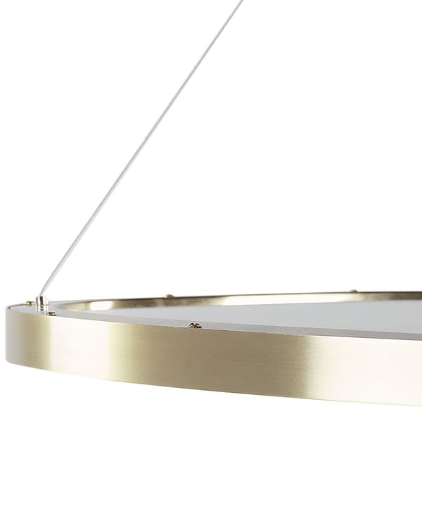 Pendel Guld Metal Integreret LED Lys Nyhed Rund Form Hængende Moderne Glamourøs Belysning