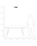 Miniatyrbillede 9 af 10: Loftslampe Sort Stål Aluminium Akryl ø 23 / 18 / 18 cm Integreret LED-lys Rund Form 3 Skærme Dekorativ Moderne Glamour Stue Værelseindretning