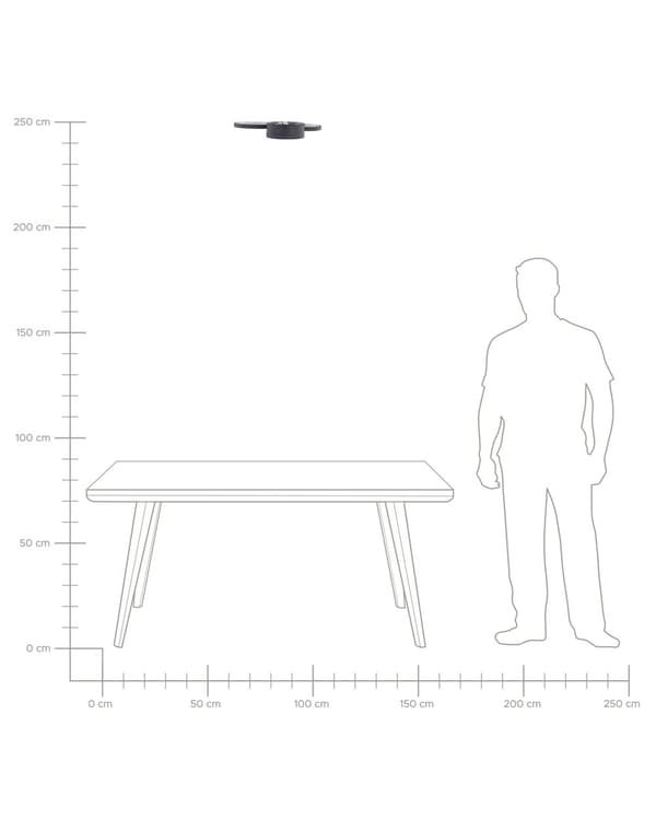 Loftslampe Sort Stål Aluminium Akryl ø 23 / 18 / 18 cm Integreret LED-lys Rund Form 3 Skærme Dekorativ Moderne Glamour Stue Værelseindretning