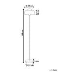 Miniatyrbillede 3 af 11: Gulvlampe 148 cm i Sort og Guld Farve