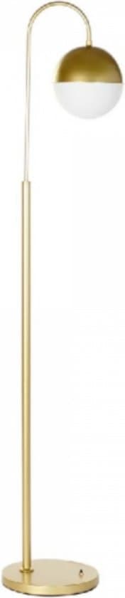 Golvlampa guld - stående lampa - stalamp - 28 x 35 x 165 cm
