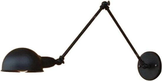 Vägglampa | Läsningslampa | Hängande lampa | Lampa | Industridamp Justerbar Retro | Järn Svart