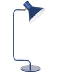Miniatyrbillede 1 af 9: Bordlampe Mørkeblå Metal 51 cm Kontorlampe med Kegleformet Justerbar Lampeskærm Design Skrivebordslampe til Soveværelse Moderne Tilbehør