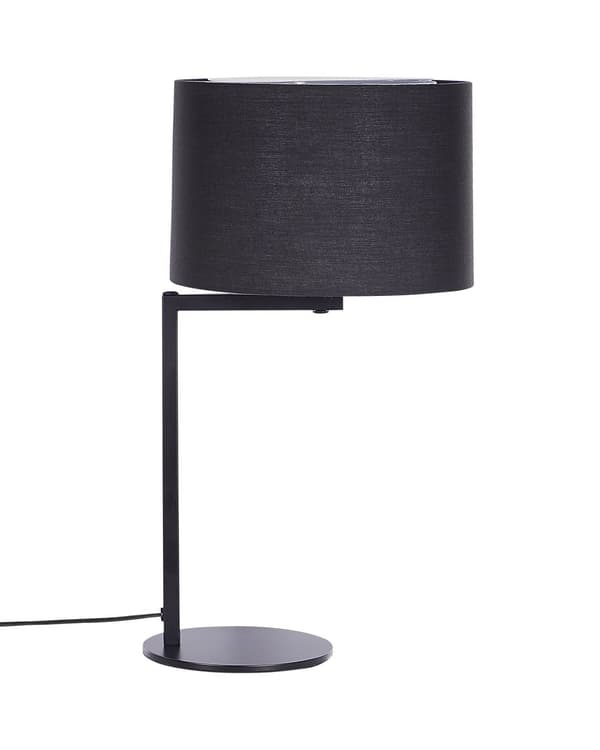 Pöytävalaisin musta metallia polyesteriä 49 cm makuuhuone olohuone moderni tyyli