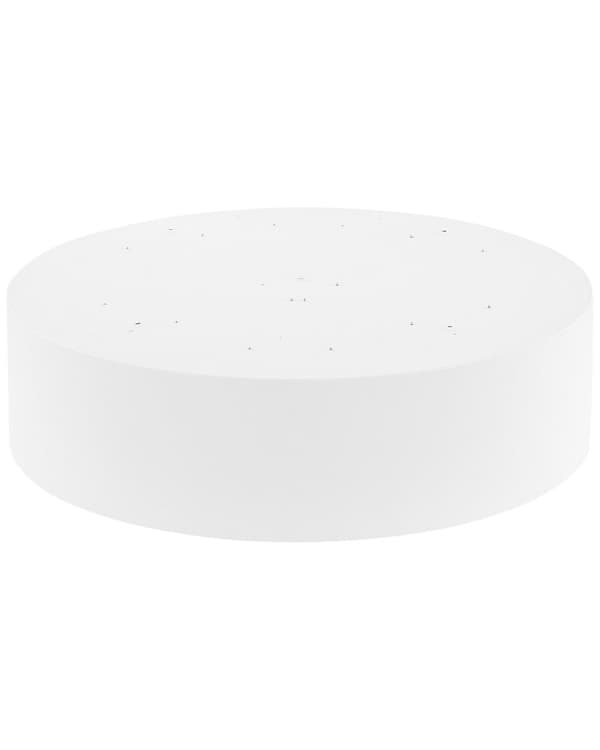 Loftslampe Hvid/Stål Integreret LED-Lys Rund Form Dekorativ Moderne Belysning