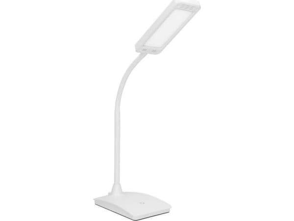 AMET LED DIM 6W, skrivebordslampe, 360lm, 3000K, hvit, dimbar, DL-8/W