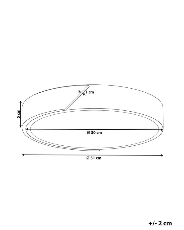 Kattovalaisin harmaa metallia vaalealla puisella yksityiskohdalla ⌀ 31 cm LED-valolla moderni tyyli