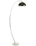 Miniatyrbillede 1 af 10: Gulvlampe Guld Metal 188 cm Buet Ben Krom Stue Værelse Moderne Stil