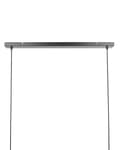 Miniatyrbillede 8 af 8: Hængelampe Sort Guld Metal 107 cm Runde skærme Retro Traditionelt Design Spisestue Stue