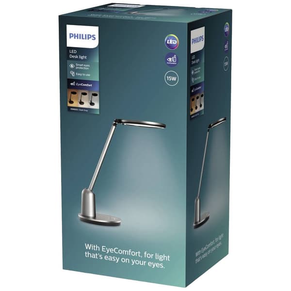 Philips Lighting Einstein DSK602 RD 8719514431195 LED-skrivbordsbelysning LED 15 W Grå