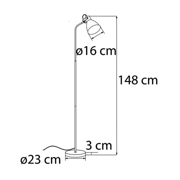 Modern golvlampa - Lucca
