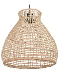 Miniatyrbillede 1 af 9: Pendel Lampe Natur Beige Rattan ø 35 cm Flet Lampe Design Hængelampe til Køkken Spisebordslampe til rundt Bord Tilbehør Boho stil