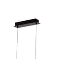 Miniatyrbillede 5 af 6: Moderne loftlampe sort og guld 5 lamper - Martha