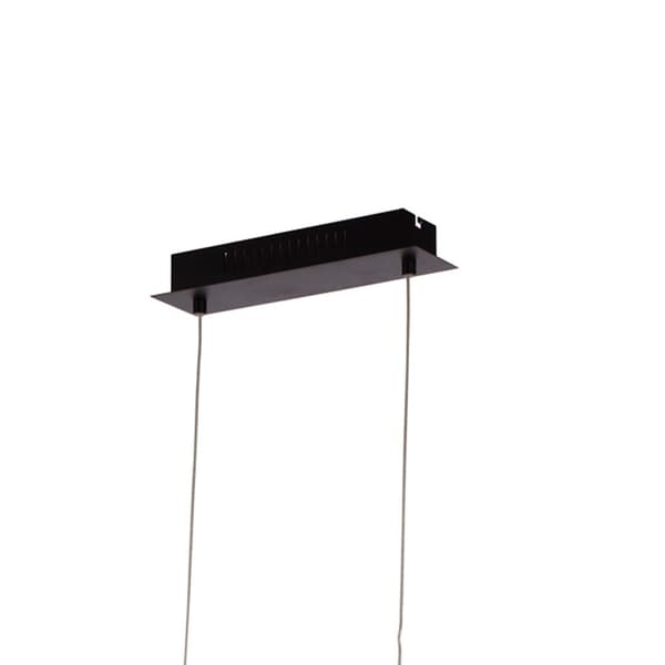 Moderne loftlampe sort og guld 5 lamper - Martha