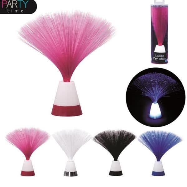 LED-lampa i form av en bukett fiber lysande fiberlampa * Höjd: 25 cm * Batteri: 3 AAA-batterier (ingår ej) *