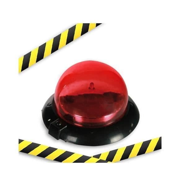 Larmlampa med lysande siren LED deco-ljus