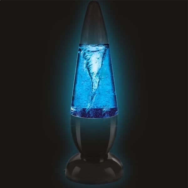 Tornadoeffekt LED-belysningslampa originallampa * Mått: 25 x 9 x 9 cm* Batteri: 3 AA-batterier (ingår ej)* Effekt