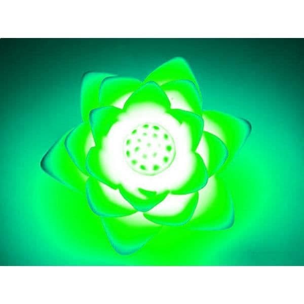 Mini LED-lampa 7 färger lysande lotus LED deco-ljus.