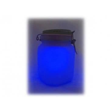 Solburk - Märke - 2 ljusfärger - LED - Utomhus - Glas - Blå