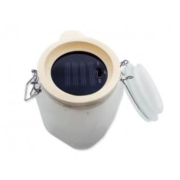 Solburk - Märke - 2 ljusfärger - LED - Utomhus - Glas - Blå