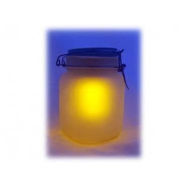 Solburk - Märke - 2 ljusfärger - LED - Utomhus - Glas - Blå
