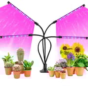 Växtlampa / växtbelysning med 4 flexibla LED lysrör   2-pack