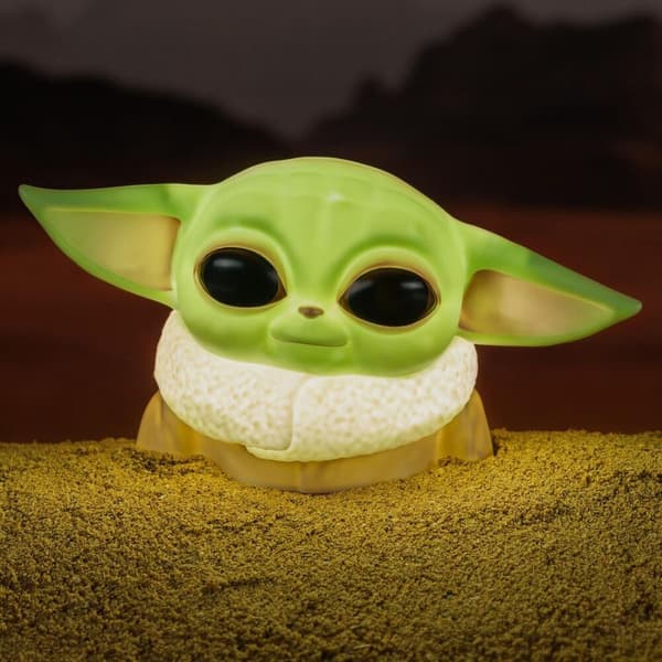 Star Wars The Mandalorian Yoda the Child 3D light Grønn