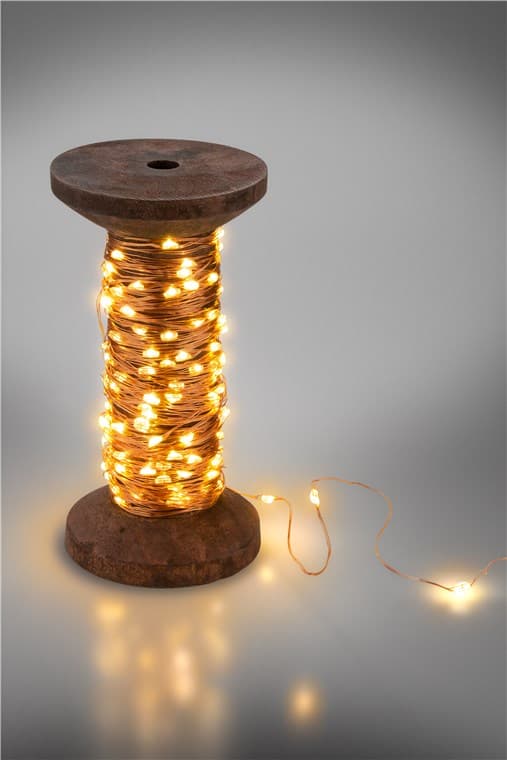 LED-lys "Garnspole", stor