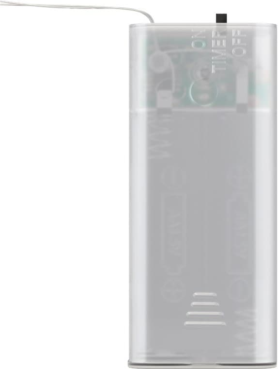 10 LED fotoklip lyskæde "Gave"
