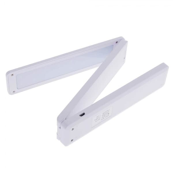 Batteridrevet LED lampe lys  - Foldbar skrivebordslampe - Hvid