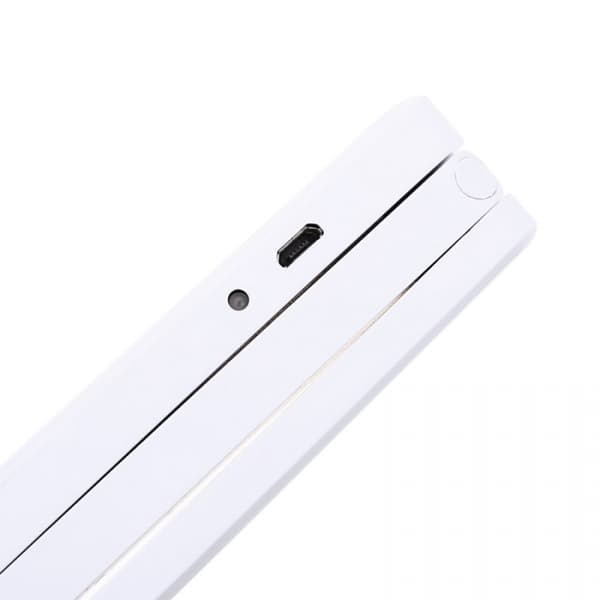 Batteridrevet LED lampe lys  - Foldbar skrivebordslampe - Hvid