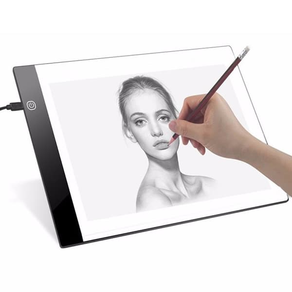 INF LED lyspude lysbokssæt 9 stk Sort 335x235x3.5 mm