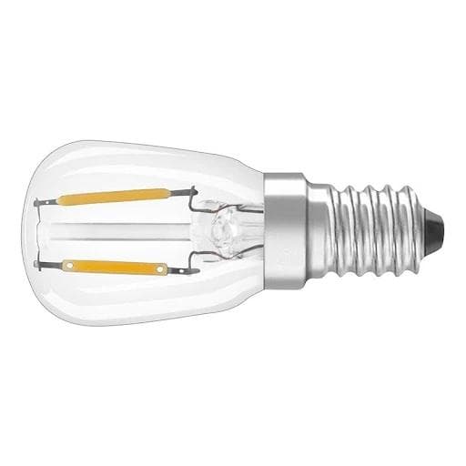 Ofärgade päronformade LED-lampor, 2 W, E14-sockel, 50 st