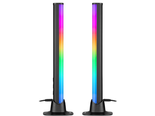Tracer SET OF LAMPS SMART DESK RGB TUYA APP, Älypöytävalaisin, Musta, Bluetooth, Integroitu LED, Multi, Taulukko